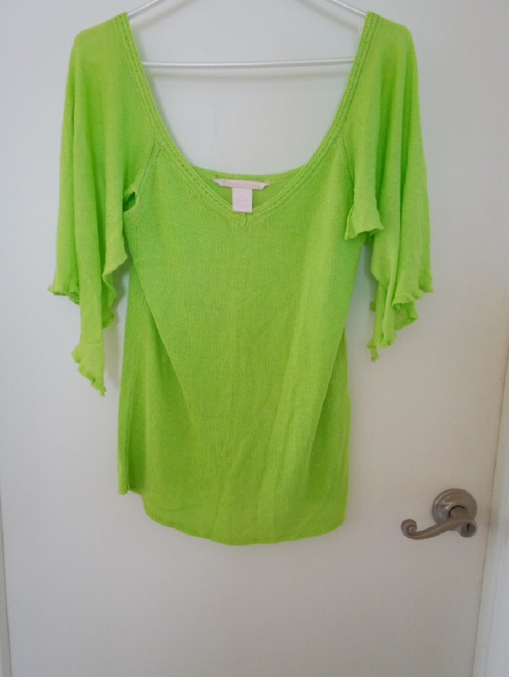Simply Southern Neon Green Scoop Neck Tunic